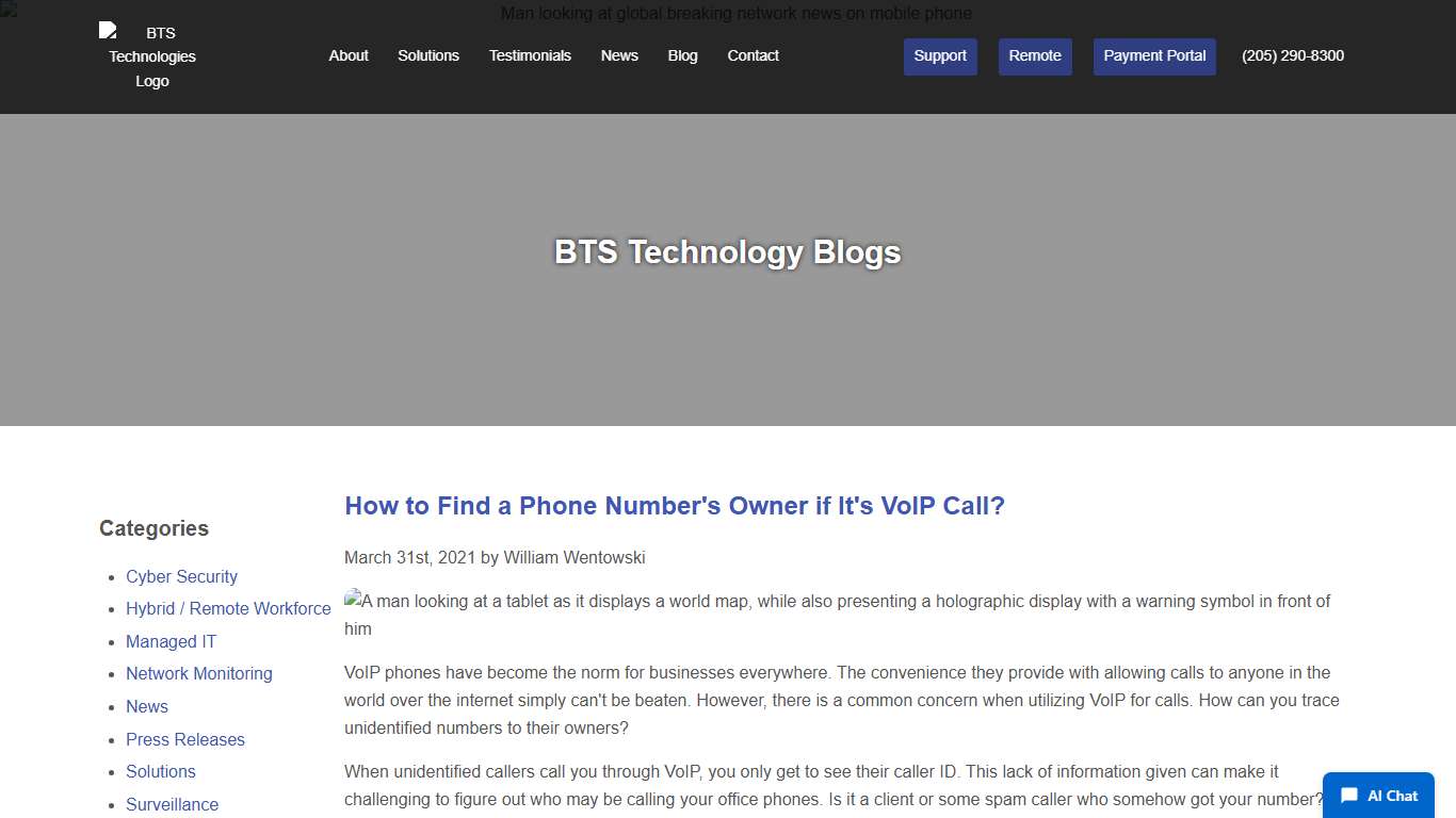 How to Find a Phone Number's Owner if It's VoIP Call?