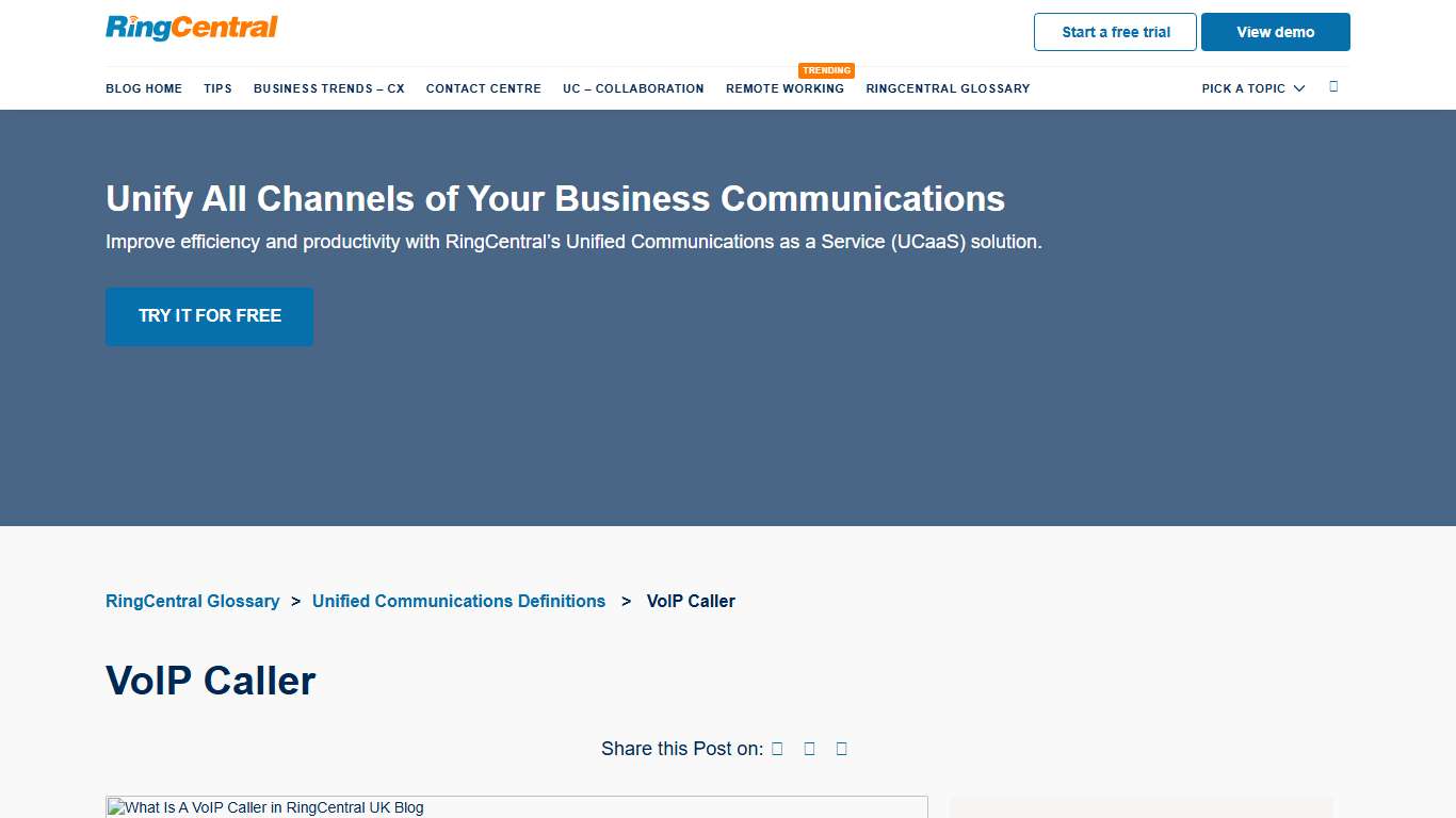 What is a VoIP Caller: Everything You Need To Know RingCentral UK Blog